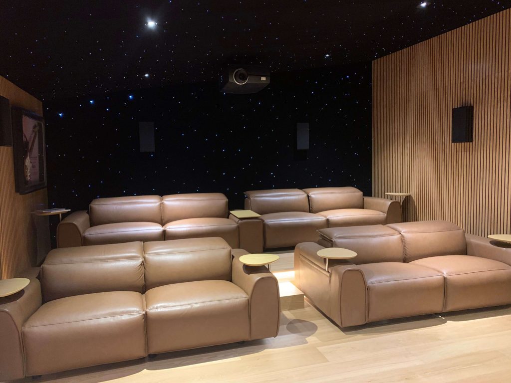 Home Theatre, starlight ceiling and seating